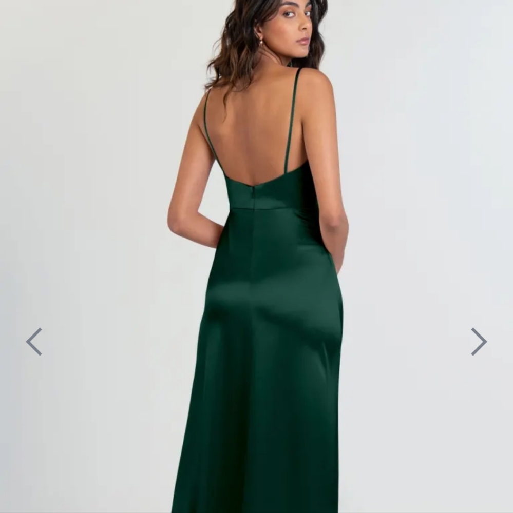 Bridesmaid dress (emerald green)